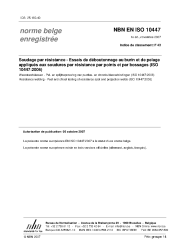 NBN EN ISO 10447:2007