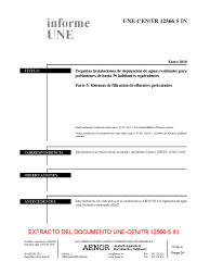 UNE-CEN/TR 12566-5:2010 IN