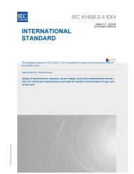 IEC 61558-2-3:2023 EXV