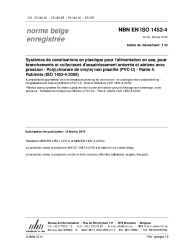 NBN EN ISO 1452-4:2010