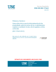 UNE-EN ISO 17463:2022