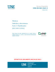 UNE-EN ISO 1043-3:2017