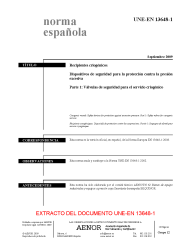 UNE-EN 13648-1:2009 (R2018)