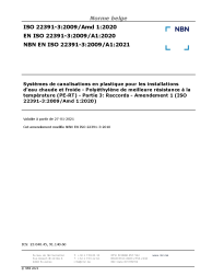 NBN EN ISO 22391-3:2009/A1:2021