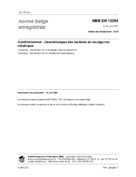 NBN EN 13394:2001