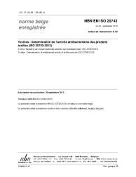 NBN EN ISO 20743:2013