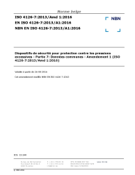 NBN EN ISO 4126-7:2013/A1:2016