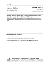 NBN EN 1300+A1:2011