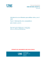 UNE-EN ISO 25649-2:2018