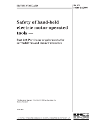 BS EN 50144-2-2:2000