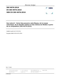NBN EN ISO 6976:2016