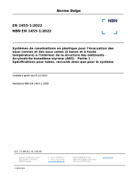 NBN EN 1455-1:2022