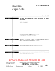 UNE-EN ISO 14586:2011