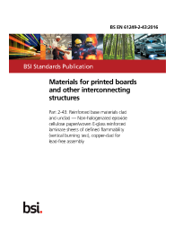 BS EN 61249-2-43:2016