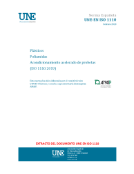 UNE-EN ISO 1110:2020