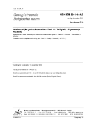 NBN EN 30-1-1+A2:2010