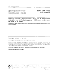 NBN ENV 13093:1998