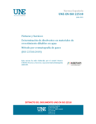 UNE-EN ISO 22518:2021