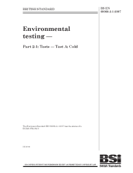 BS EN 60068-2-1:2007