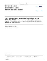 NBN EN ISO 13365-1:2020