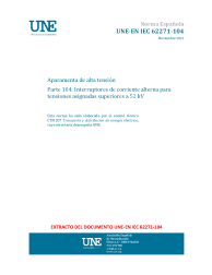 UNE-EN IEC 62271-104:2021