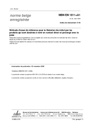 NBN EN 1811+A1:2008