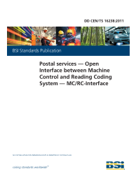 DD CEN/TS 16238:2011