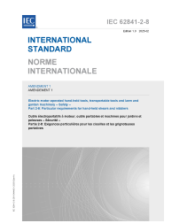 IEC 62841-2-8:2016/AMD1:2025