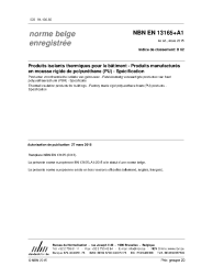 NBN EN 13165+A1:2015