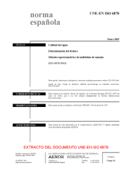 UNE-EN ISO 6878:2005 (R2009)