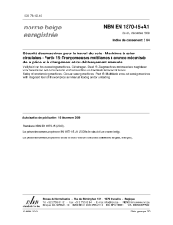 NBN EN 1870-15+A1:2009
