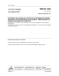 NBN EN 15804:2012