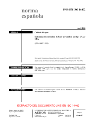 UNE-EN ISO 14402:2000 (R2008)