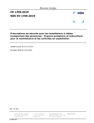 NBN EN 1709:2019