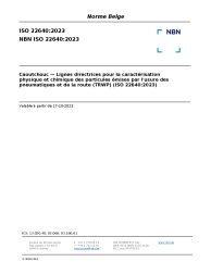 NBN ISO 22640:2023