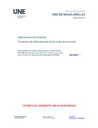 UNE-EN 50163:2005/A3:2023