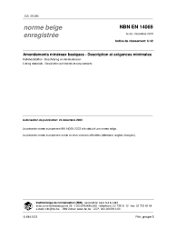 NBN EN 14069:2003