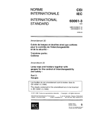 IEC 60061-3:1969/AMD20:1998
