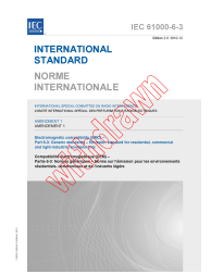 IEC 61000-6-3:2006/AMD1:2010