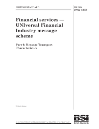 BS ISO 20022-6:2009