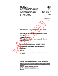 IEC 60335-2-37:1986/AMD1:1990