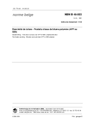 NBN B 46-003:1991