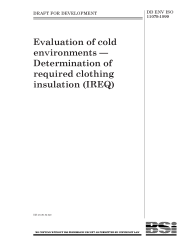 DD ENV ISO 11079:1999