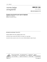 NBN EN 1384:2012