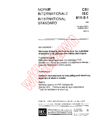 IEC 60811-3-1:1985/AMD1:1994
