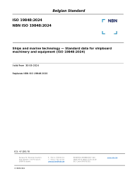 NBN ISO 19848:2024