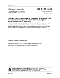 NBN EN ISO 140-16:2006