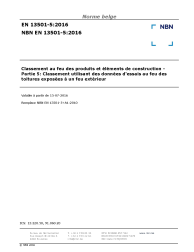 NBN EN 13501-5:2016