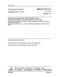 NBN EN 1015-9/A1:2007