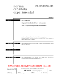 UNE-CEN/TS 15844-3:2013 EX (R2020)